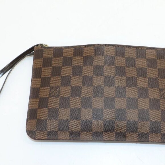 Louis Vuitton Damier Ebene Neverfull Pouch SD3135 - Picture 1 of 13